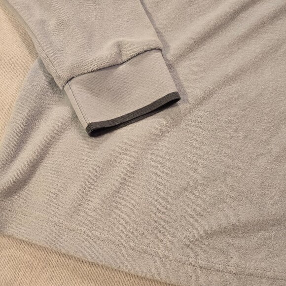 Lululemon Mens M Medium Cotton Terry Relaxed Fit Polo NWT NEW SOFT Light Blue - Picture 2 of 12